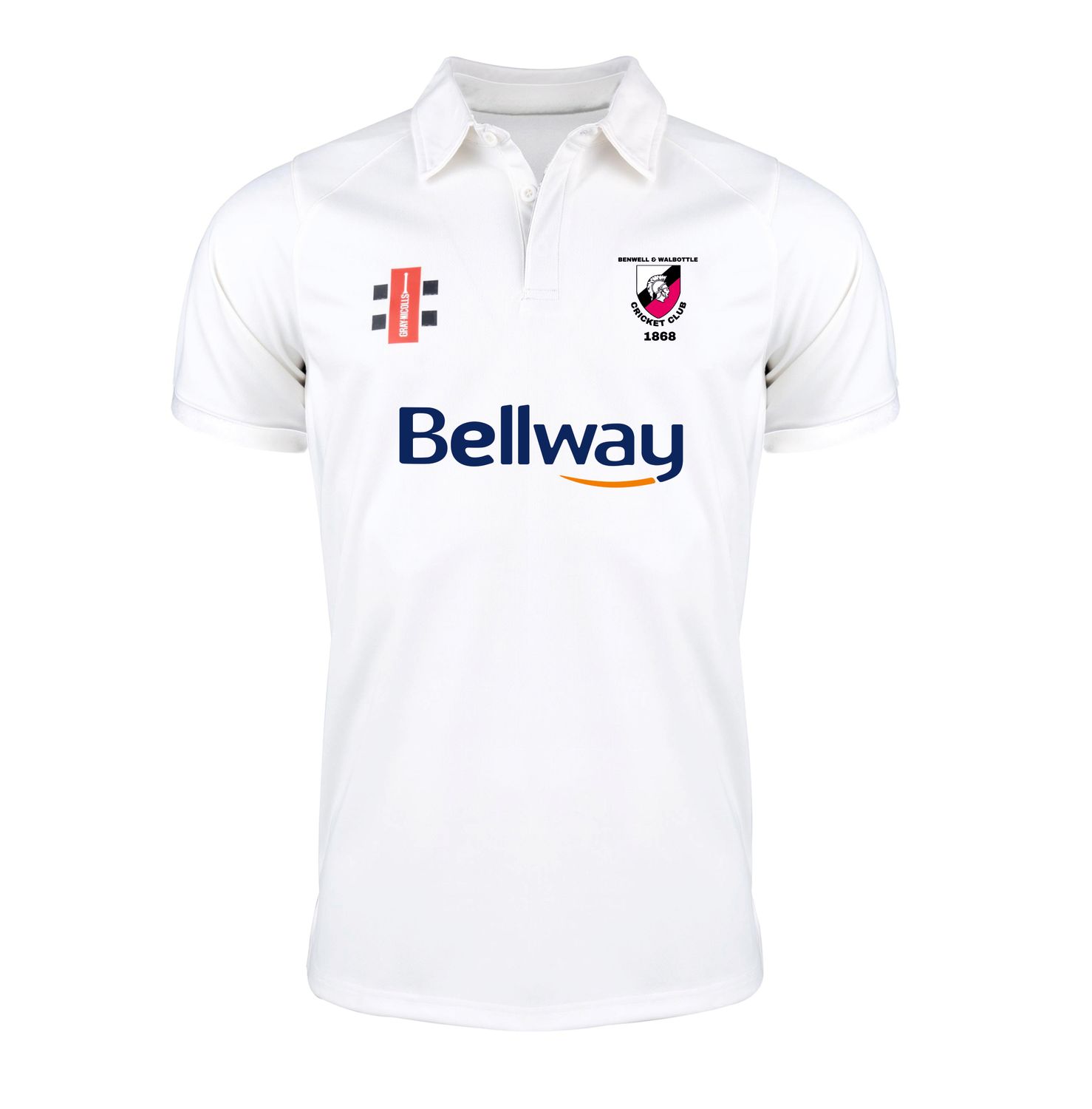 Benwell & Walbottle Pro Performance V2 Cricket Shirt Short Sleeve Benwell & Walbottle Pro Performance V2 Cricket Shirt Short Sleeve