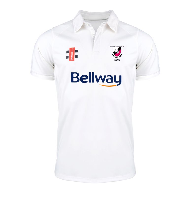Benwell & Walbottle Pro Performance V2 Cricket Shirt Short Sleeve Benwell & Walbottle Pro Performance V2 Cricket Shirt Short Sleeve