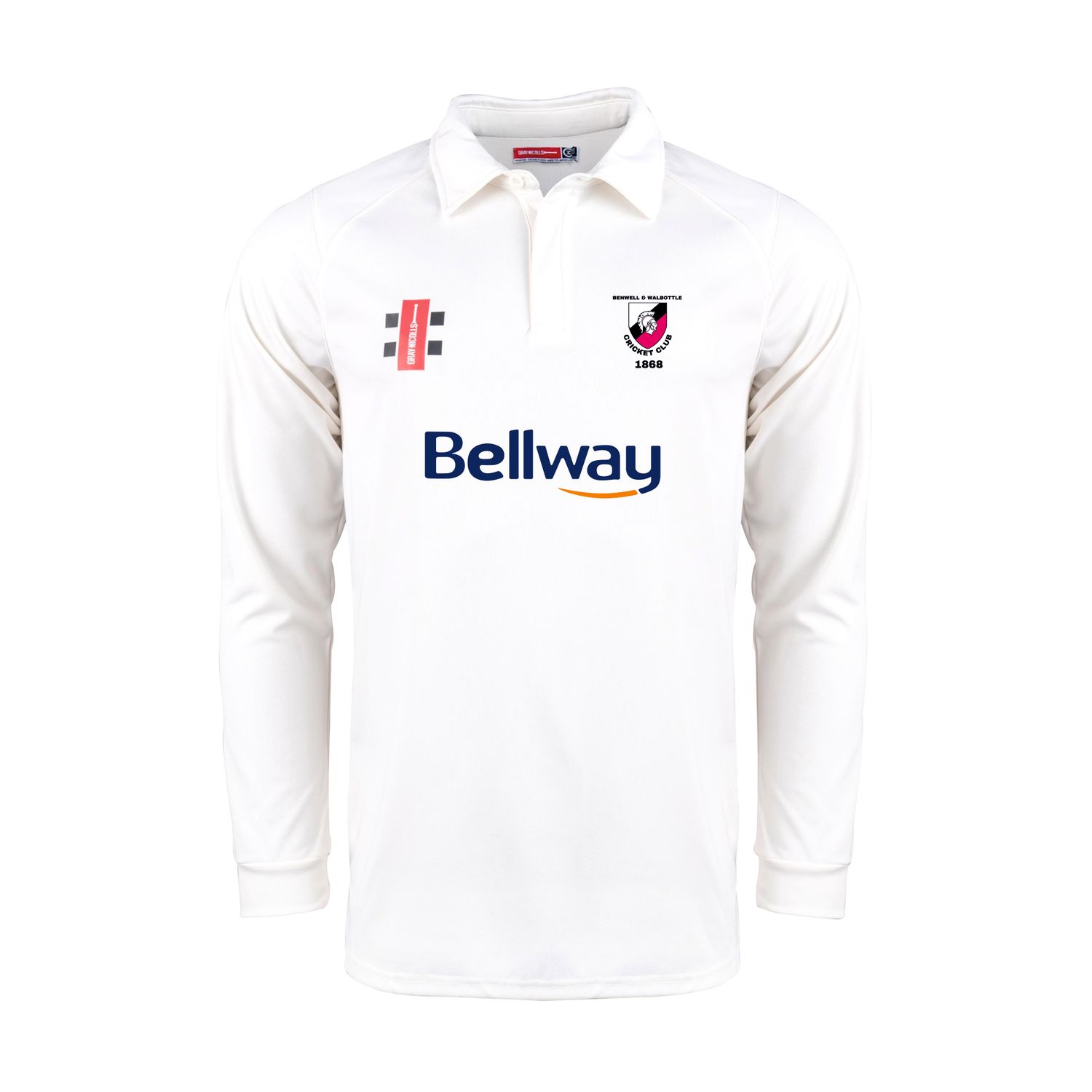 Benwell & Walbottle Pro Performance V2 Cricket Shirt Long Sleeve Benwell & Walbottle Pro Performance V2 Cricket Shirt Long Sleeve