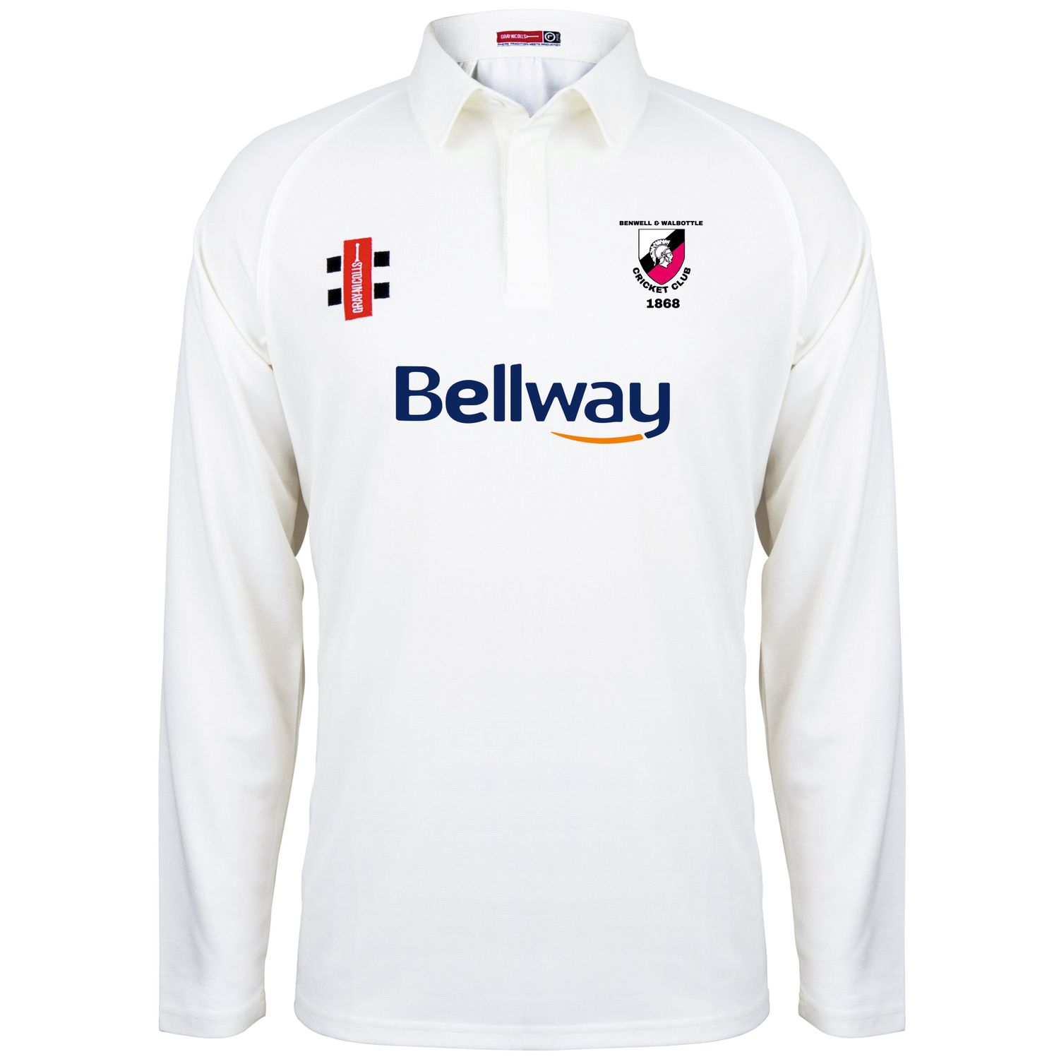 Benwell & Walbottle Matrix V2 Long Sleeve Cricket Shirt Benwell & Walbottle Matrix V2 Long Sleeve Cricket Shirt
