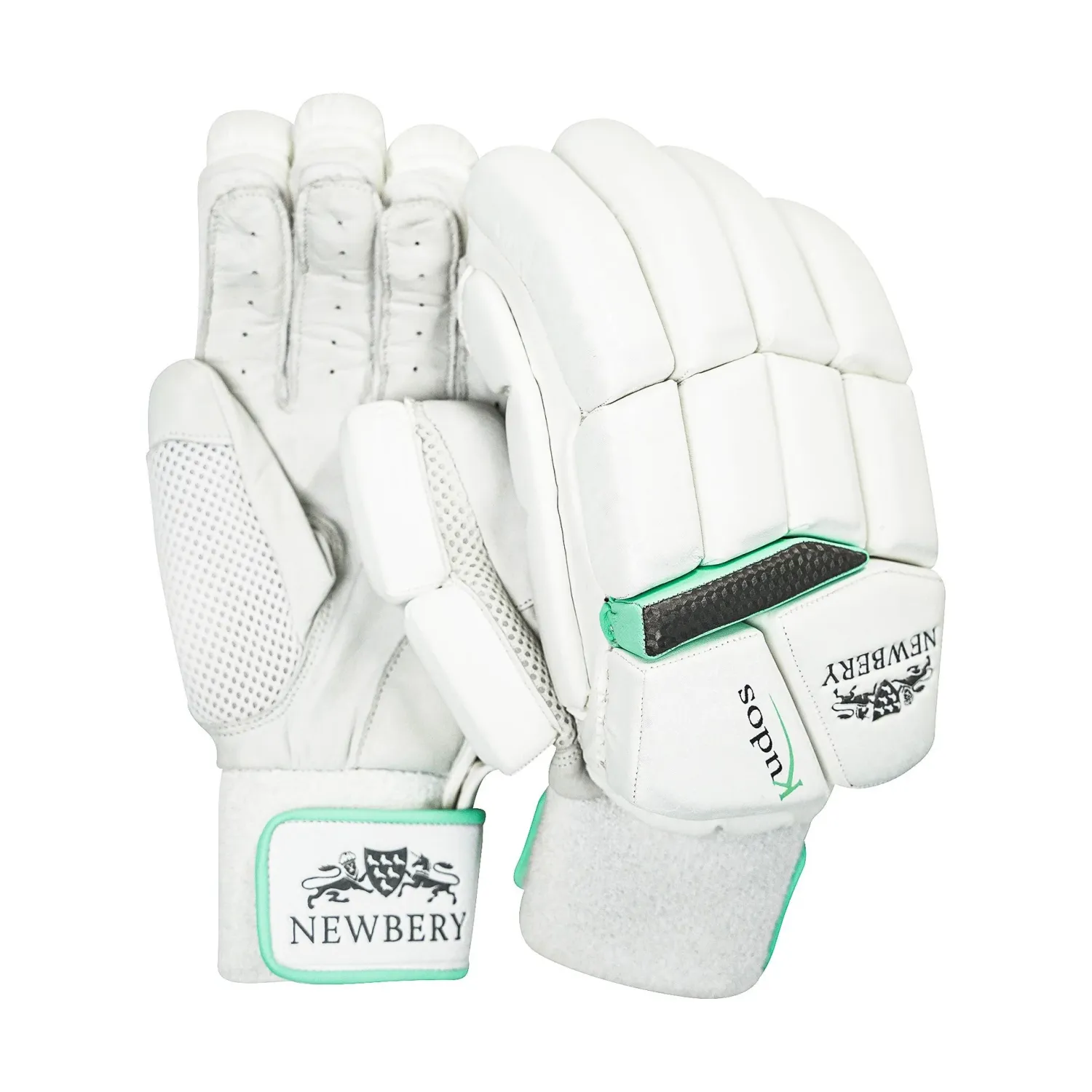 2025 Newbery Cricket Kudos White Split Finger Batting Gloves