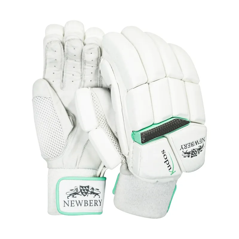2025 Newbery Cricket Kudos White Split Finger Batting Gloves