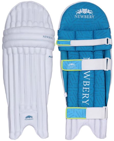 2025 Newbery Cricket Pulse White Batting Pads 2025 Newbery Cricket Pulse White Batting Pads