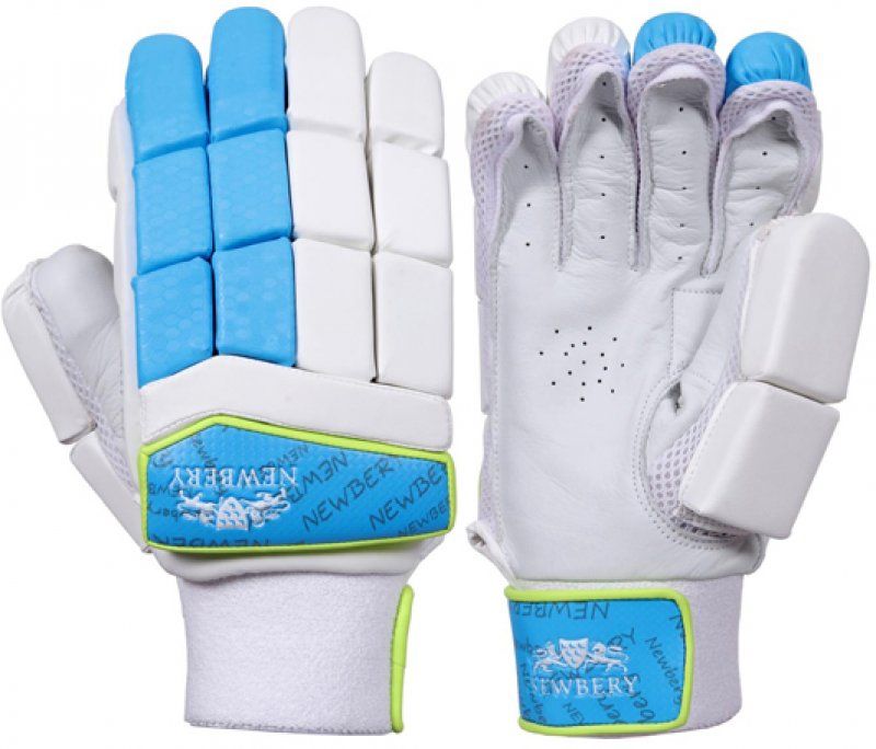 2025 Newbery Cricket  Pulse White Split Finger Batting Gloves