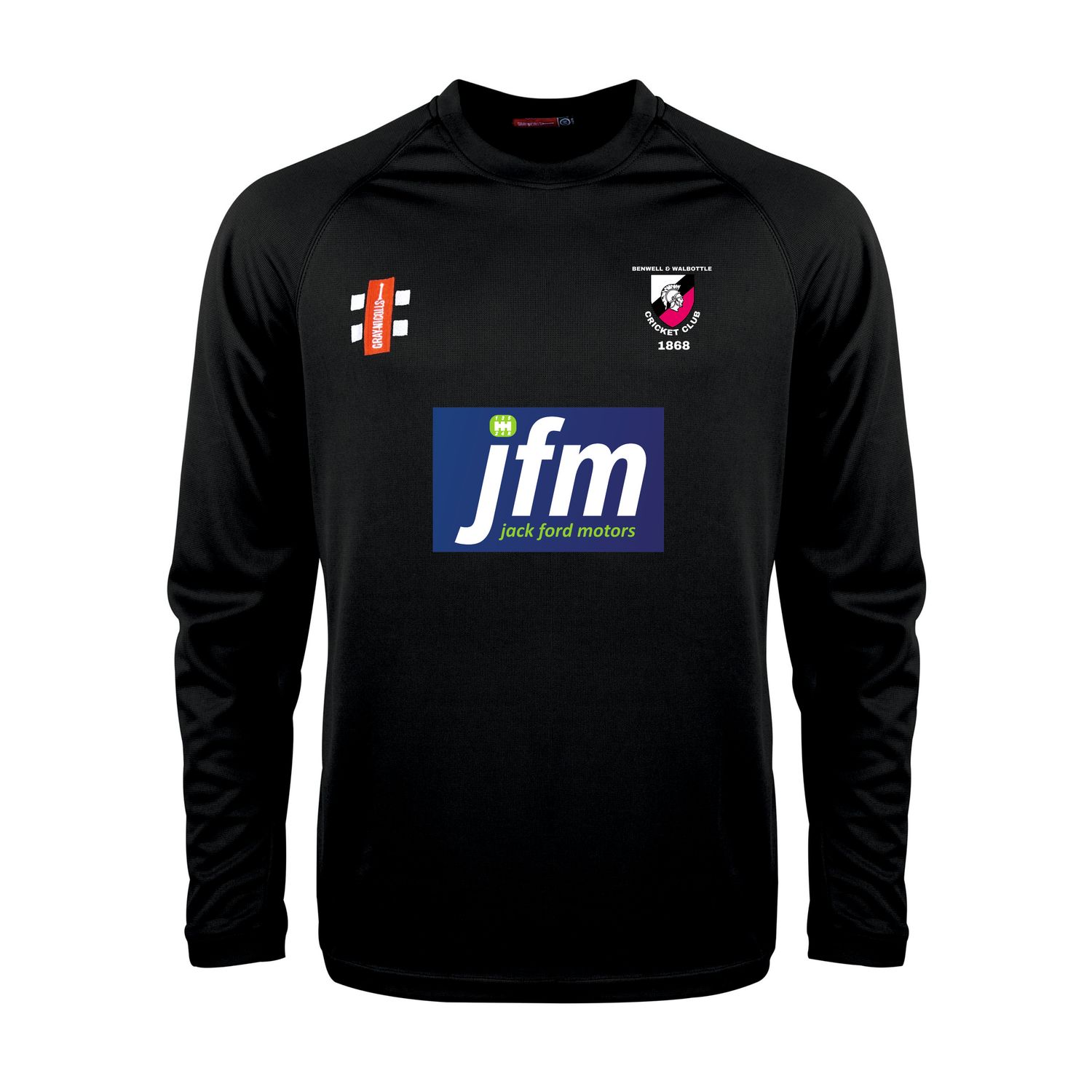 Benwell & Walbottle Matrix Long Sleeve T Shirt Benwell & Walbottle Matrix Long Sleeve T Shirt