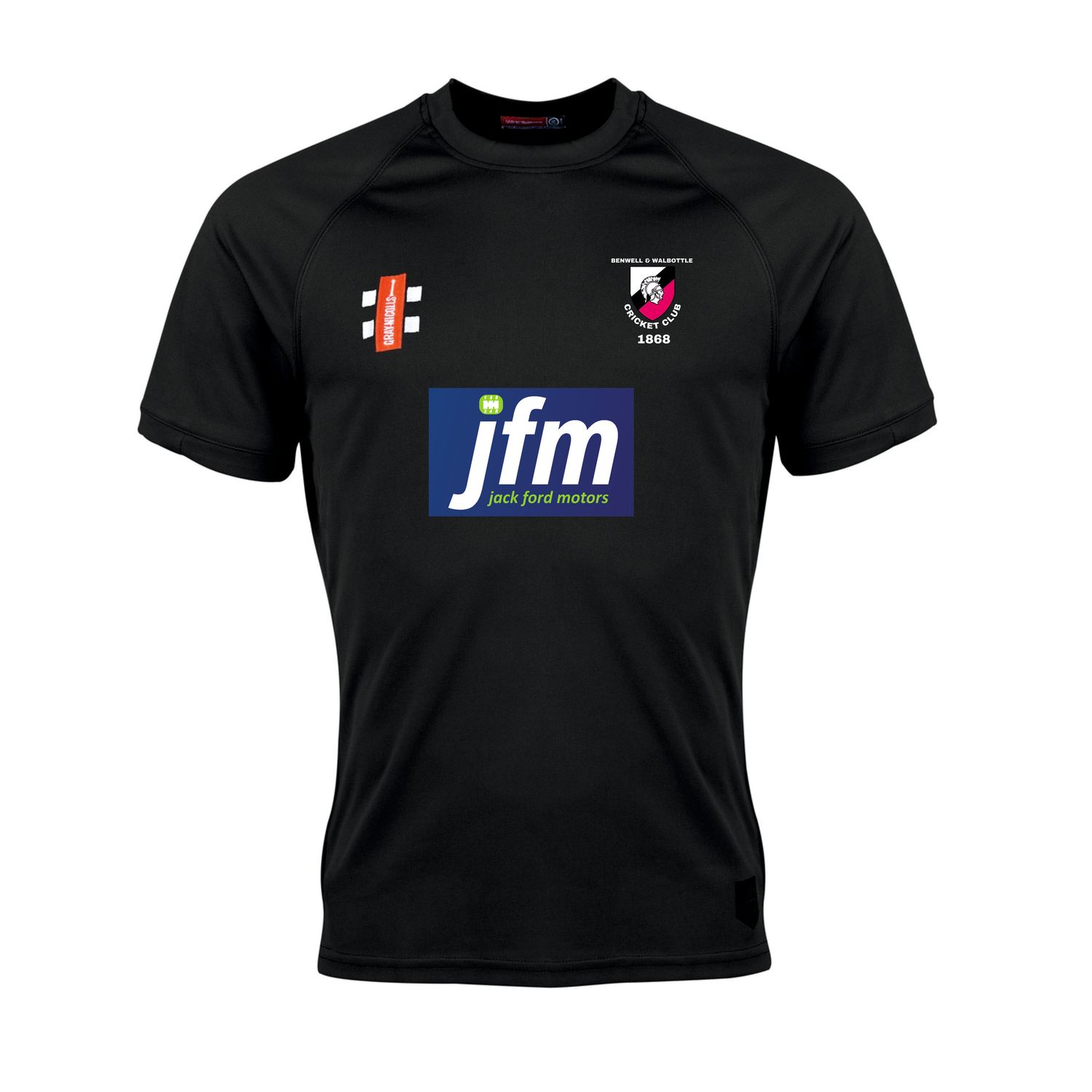 Benwell & Walbottle Matrix Short Sleeve T Shirt Benwell & Walbottle Matrix Short Sleeve T Shirt