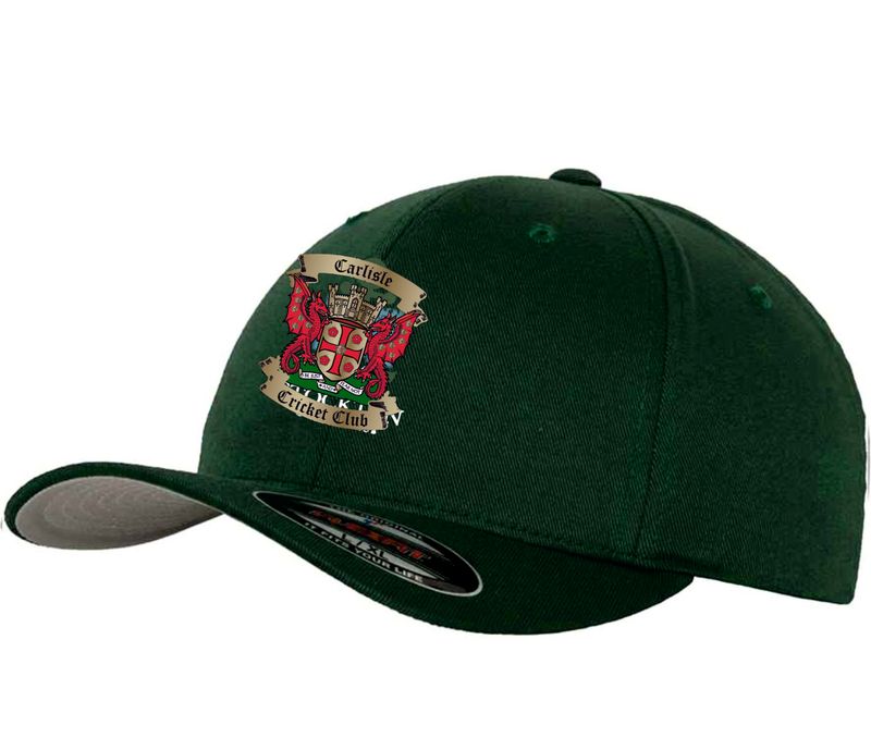 Carlisle cc  Flexi FIt Cricket Cap Green Carlisle cc  Flexi FIt Cricket Cap Green