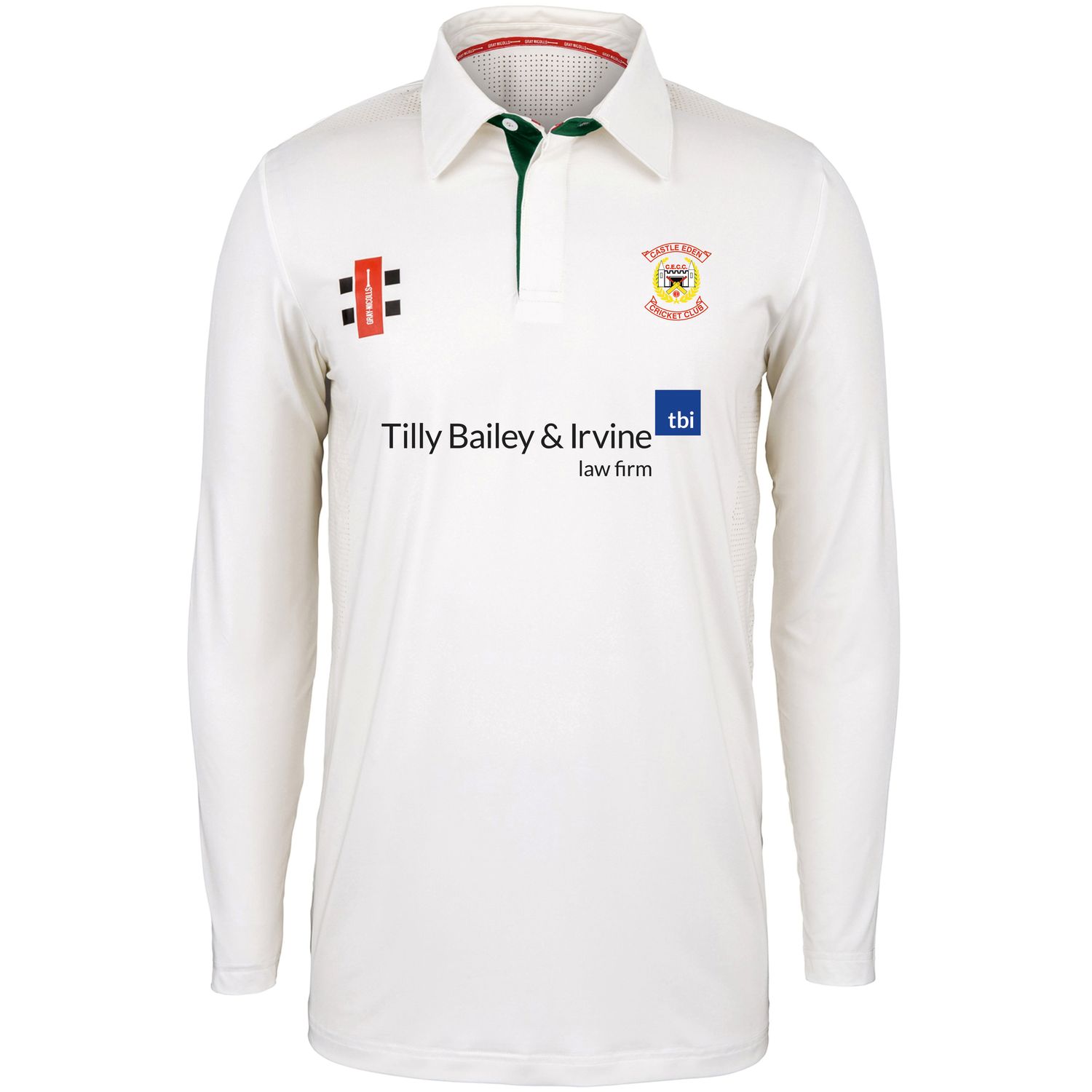 Castle Eden Pro Performance Long Sleeve Cricket Shirt Castle Eden Pro Performance Long Sleeve Cricket Shirt