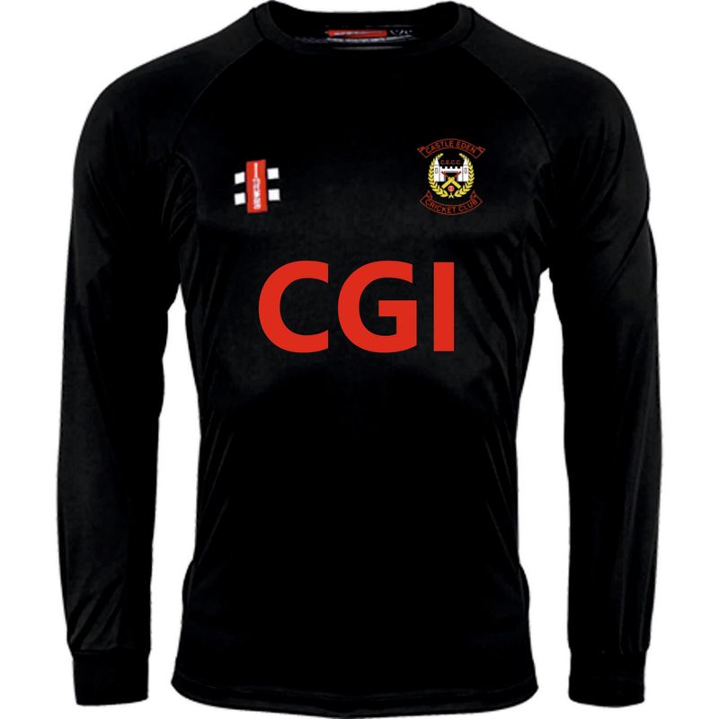 Castle Eden Senior Matrix Long Sleeve Training T Shirt Castle Eden Senior Matrix Long Sleeve Training T Shirt