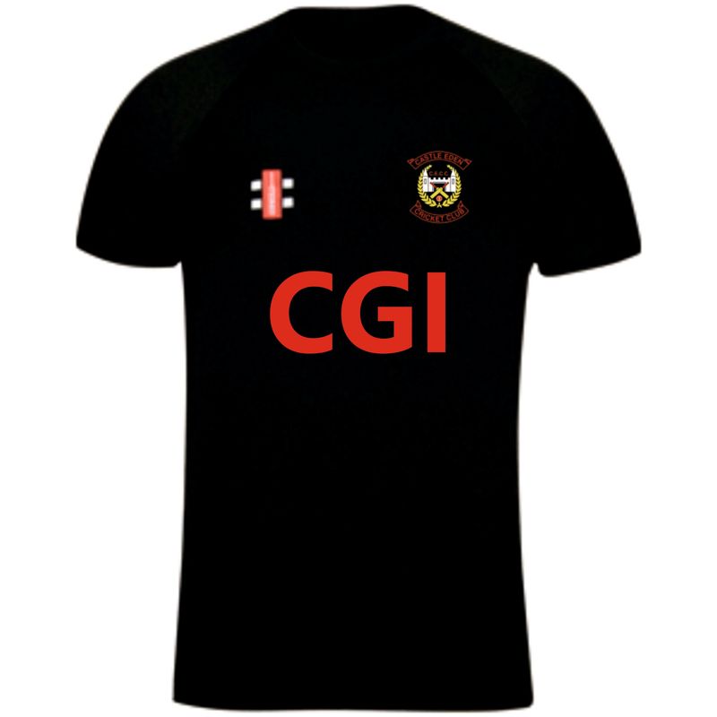 Castle Eden Junior Matrix Black Short Sleeve Training T Shirt Castle Eden Junior Matrix Black Short Sleeve Training T Shirt