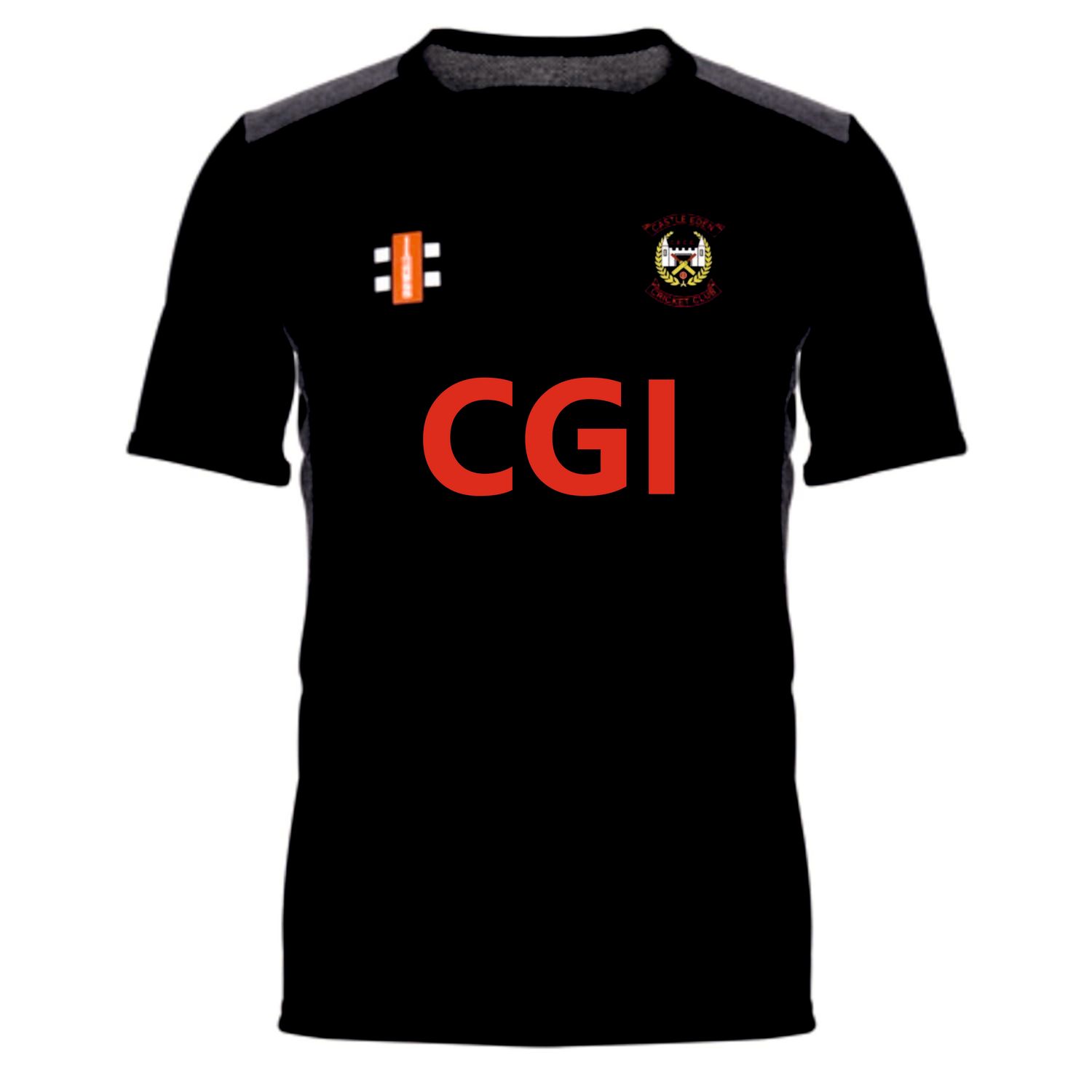 Castle Eden Senior Pro Performance Black Short Sleeve Training T Shirt Castle Eden Senior Pro Performance Black Short Sleeve Training T Shirt