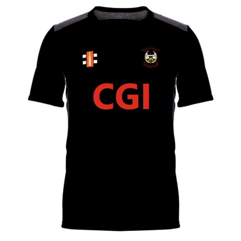 Castle Eden Senior Pro Performance Black Short Sleeve Training T Shirt Castle Eden Senior Pro Performance Black Short Sleeve Training T Shirt