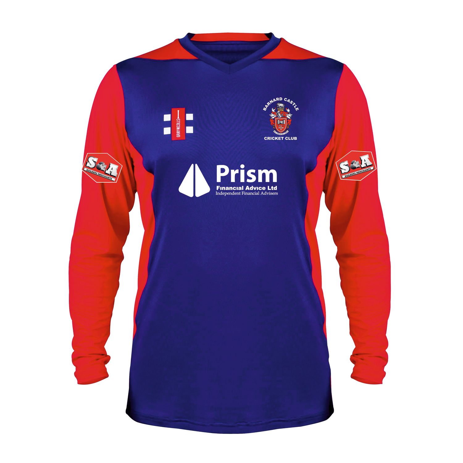 Barnard Castle Juniors T20 Long Sleeve Match Shirt