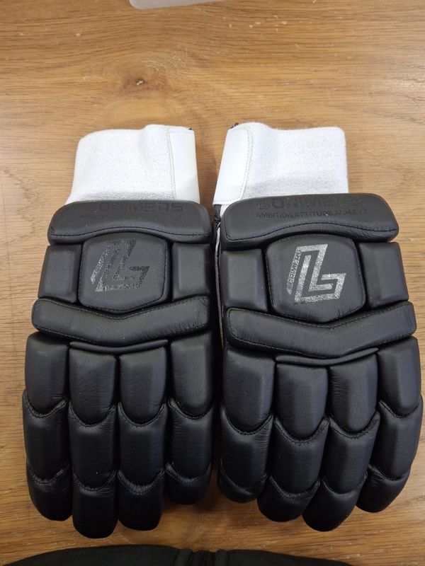 2025 Lorimers Cricket Pro Players v2 Black Split Finger Batting Gloves