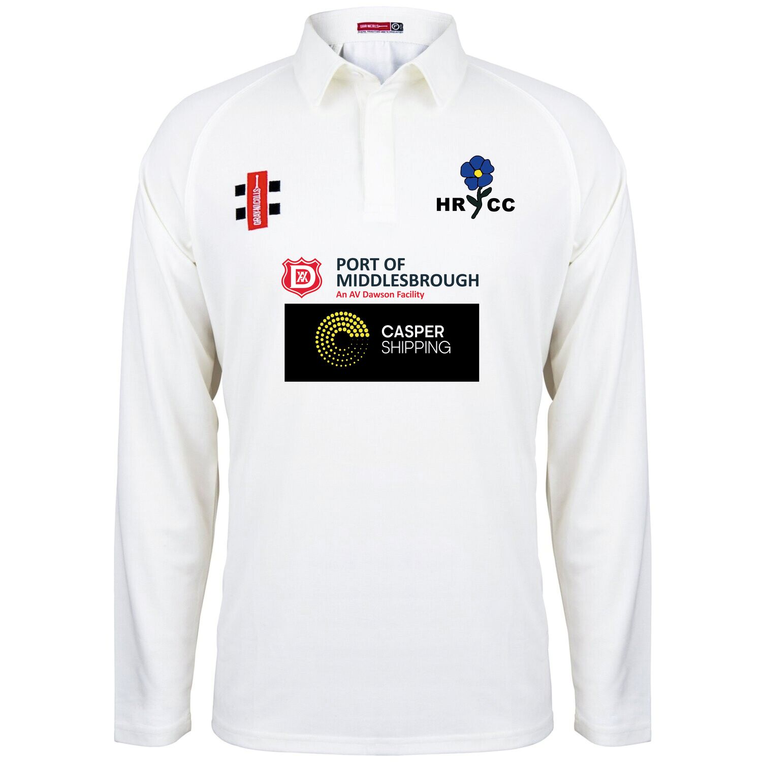 Hutton Rudby Matrix V2 Long Sleeve Cricket Shirt Hutton Rudby Matrix V2 Long Sleeve Cricket Shirt