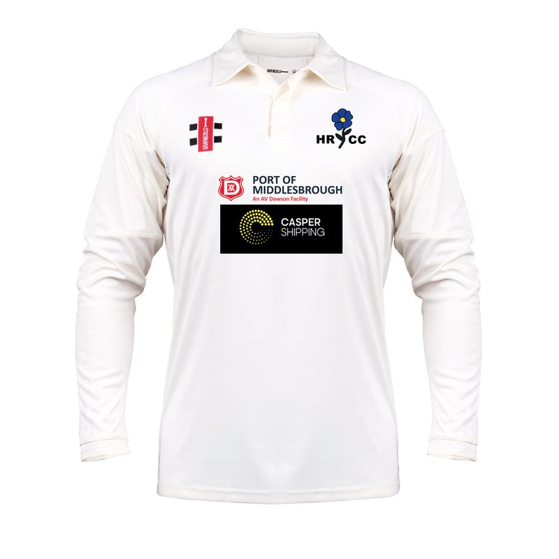 Hutton Rudby Pro Performance V3 Long Sleeve Cricket Shirt Adult Hutton Rudby Pro Performance V3 Long Sleeve Cricket Shirt Adult