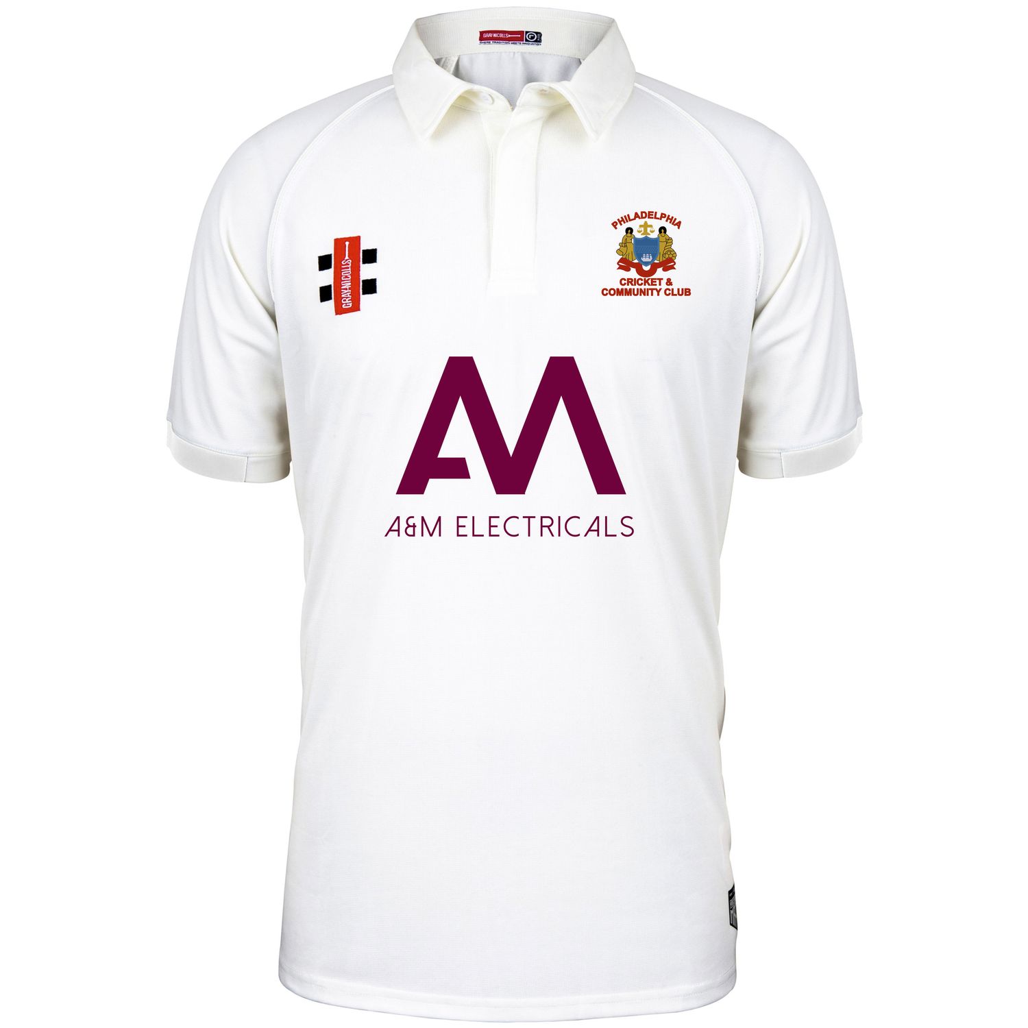 Philadelphia Matrix V2 Short Sleeve Cricket Shirt Philadelphia Matrix V2 Short Sleeve Cricket Shirt