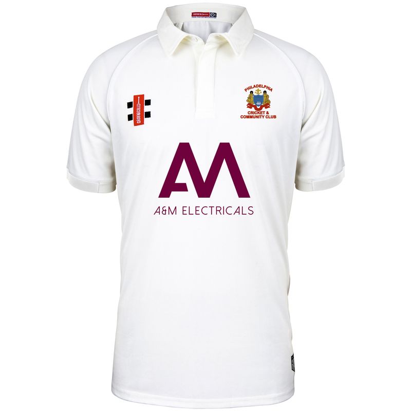 Philadelphia Matrix V2 Short Sleeve Cricket Shirt Philadelphia Matrix V2 Short Sleeve Cricket Shirt