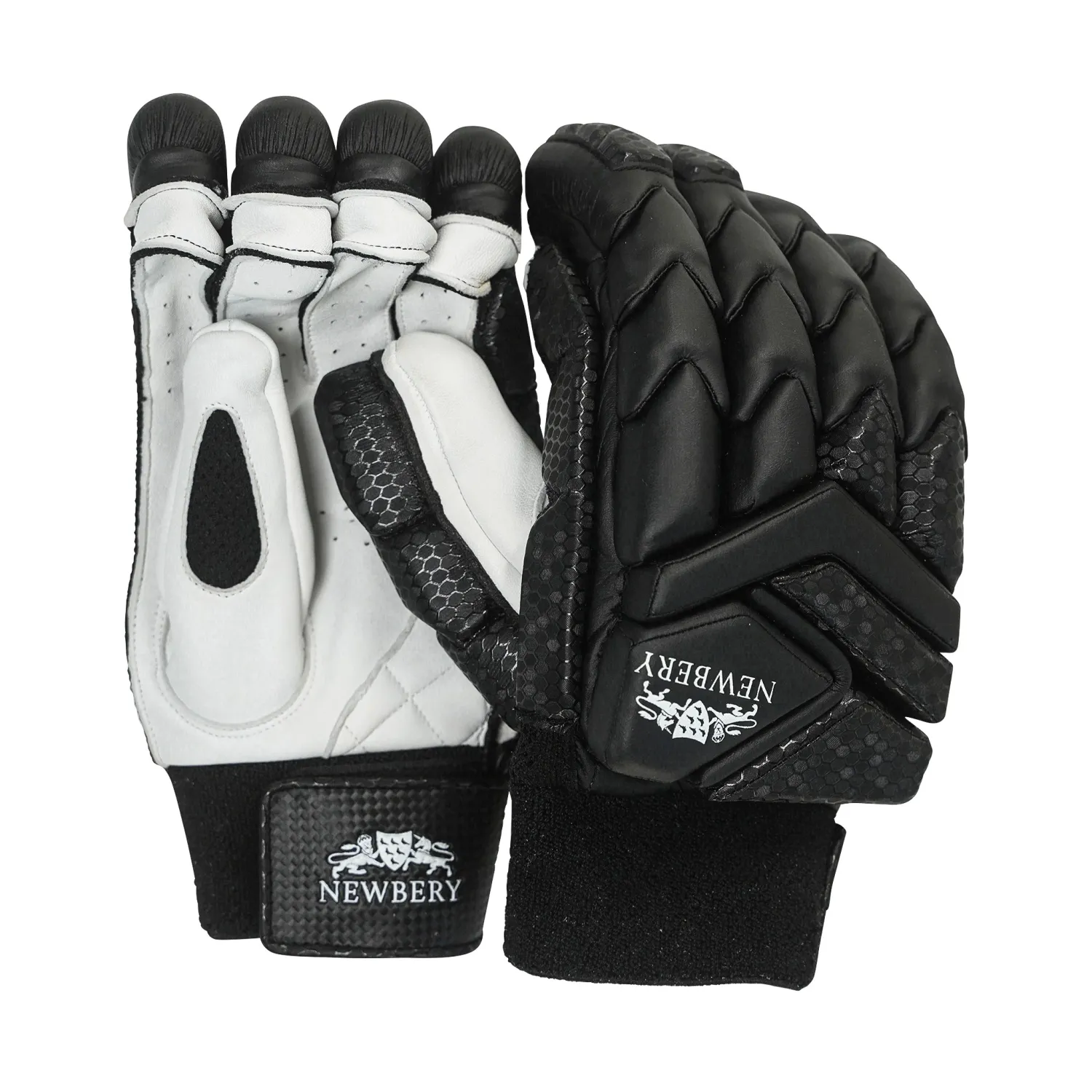 2025 Newbery Cricket  Player Black Split Finger Batting Gloves