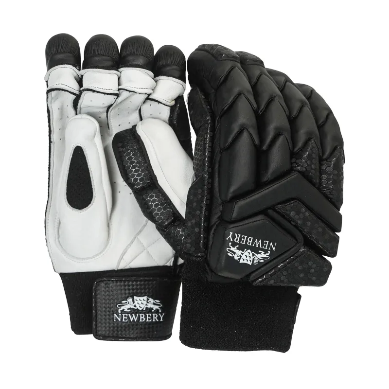 2025 Newbery Cricket  Player Black Split Finger Batting Gloves
