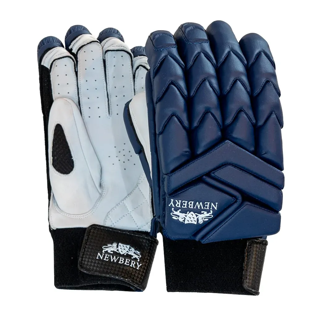 2025 Newbery Cricket  Player Navy Split Finger Batting Gloves