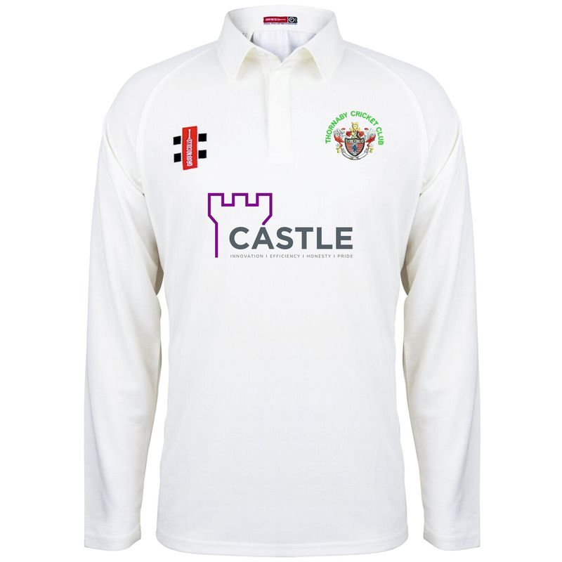 Thornaby Seniors Matrix V2 Long Sleeve Cricket Shirt Thornaby Seniors Matrix V2 Long Sleeve Cricket Shirt
