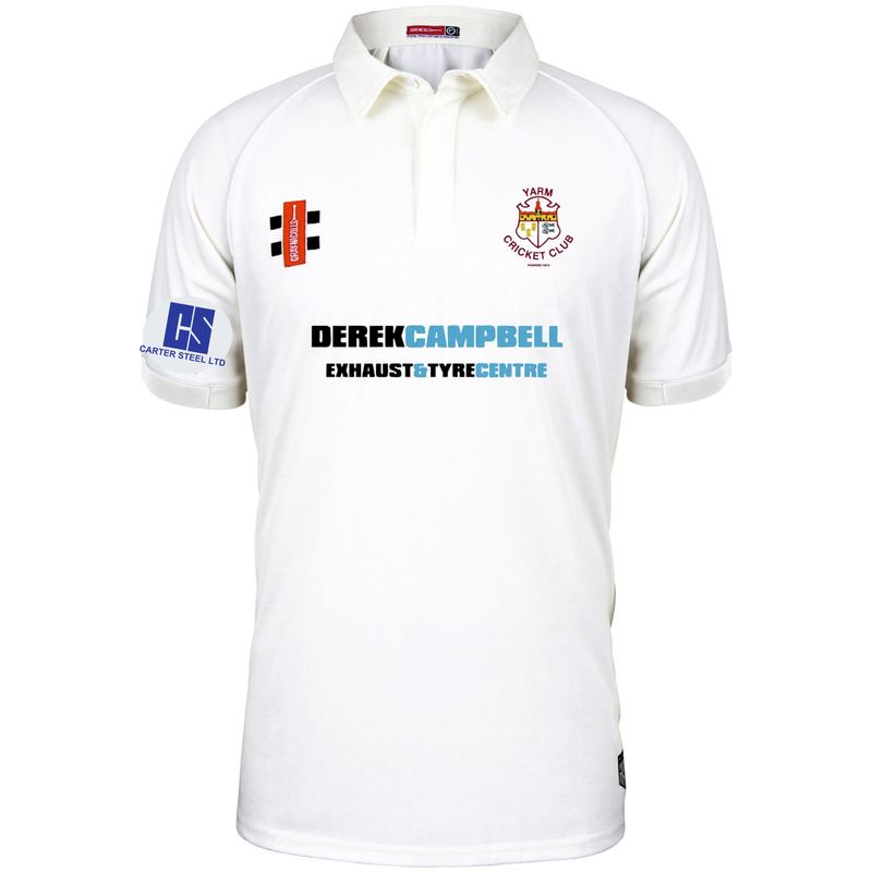Yarm CC  Matrix V2 Short Sleeve Cricket Shirt Yarm CC  Matrix V2 Short Sleeve Cricket Shirt