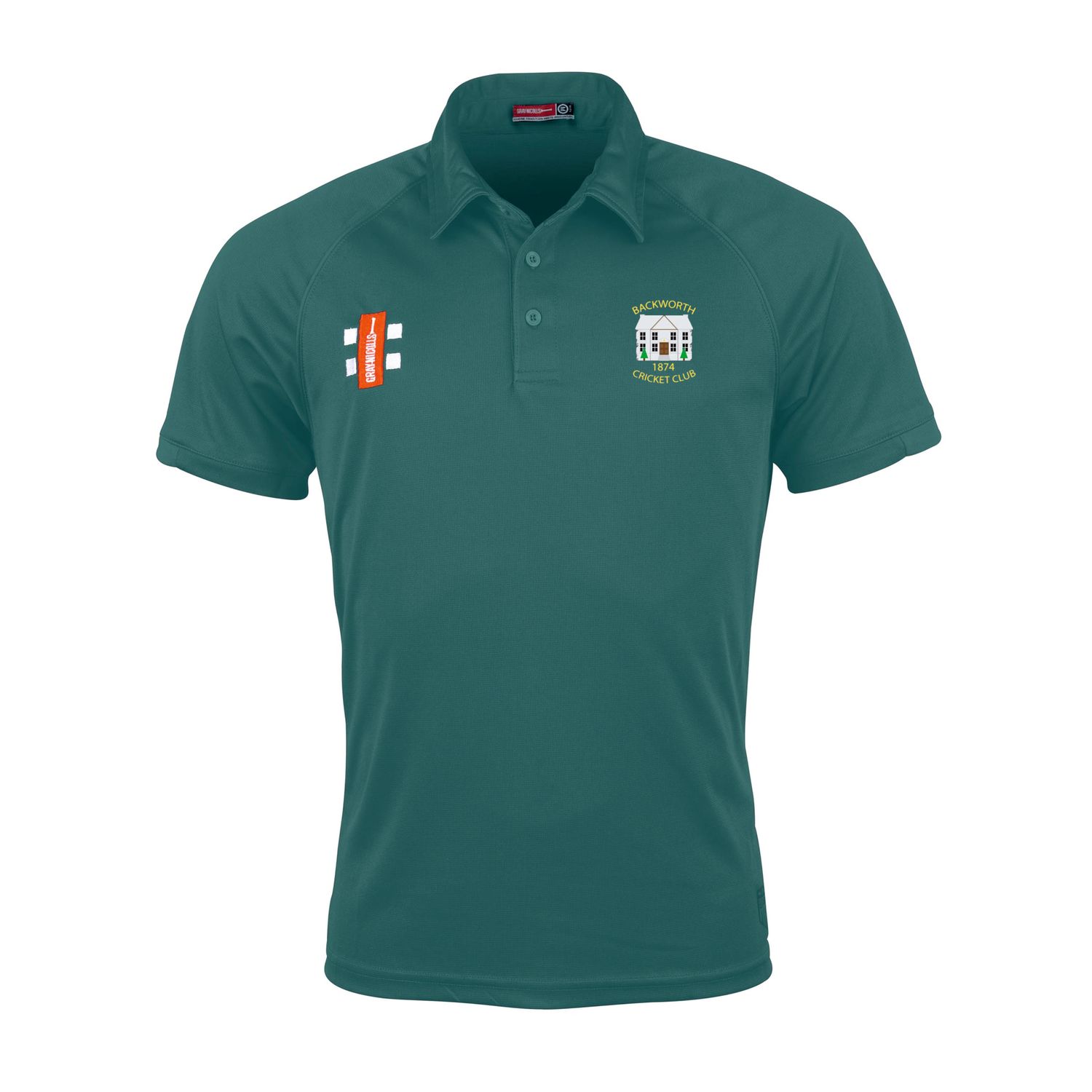 Backworth Matrix Green Polo Shirt