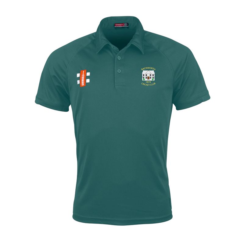 Backworth Matrix Green Polo Shirt