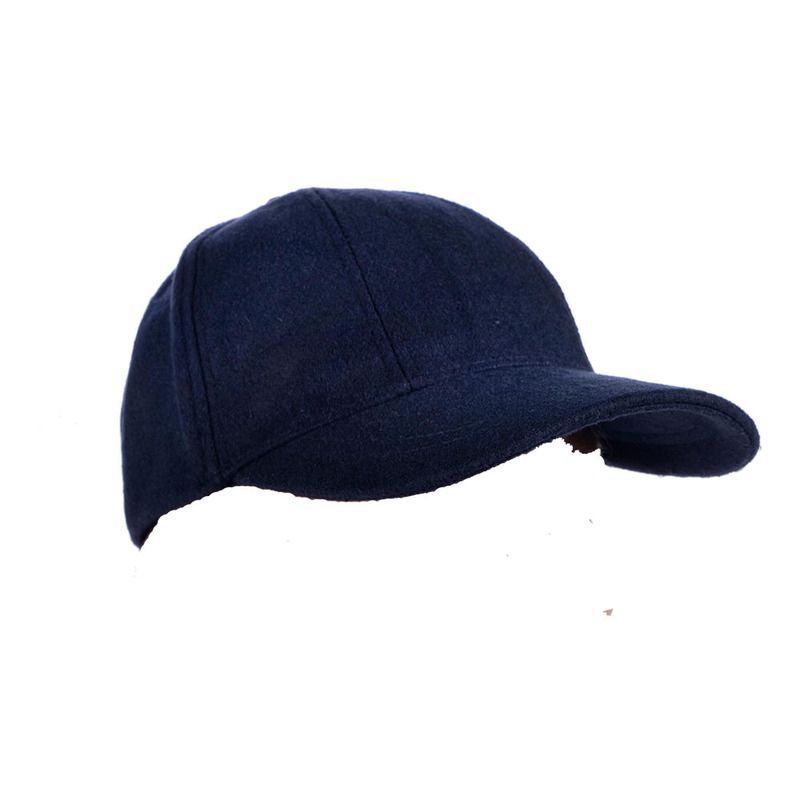 Marton Navy Melton Traditional Cricket Cap