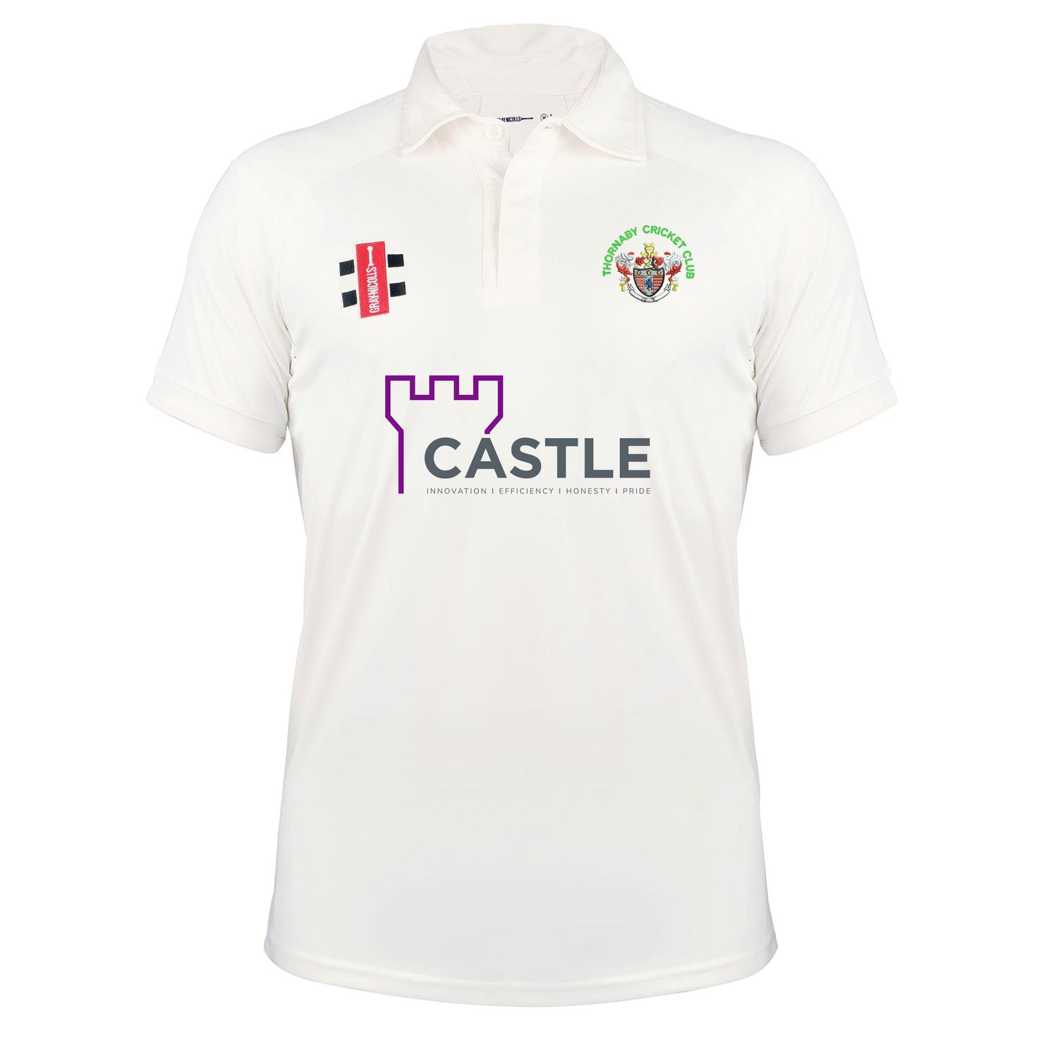 Thornaby Pro Performance V3 Short Sleeve Cricket Shirt Adult