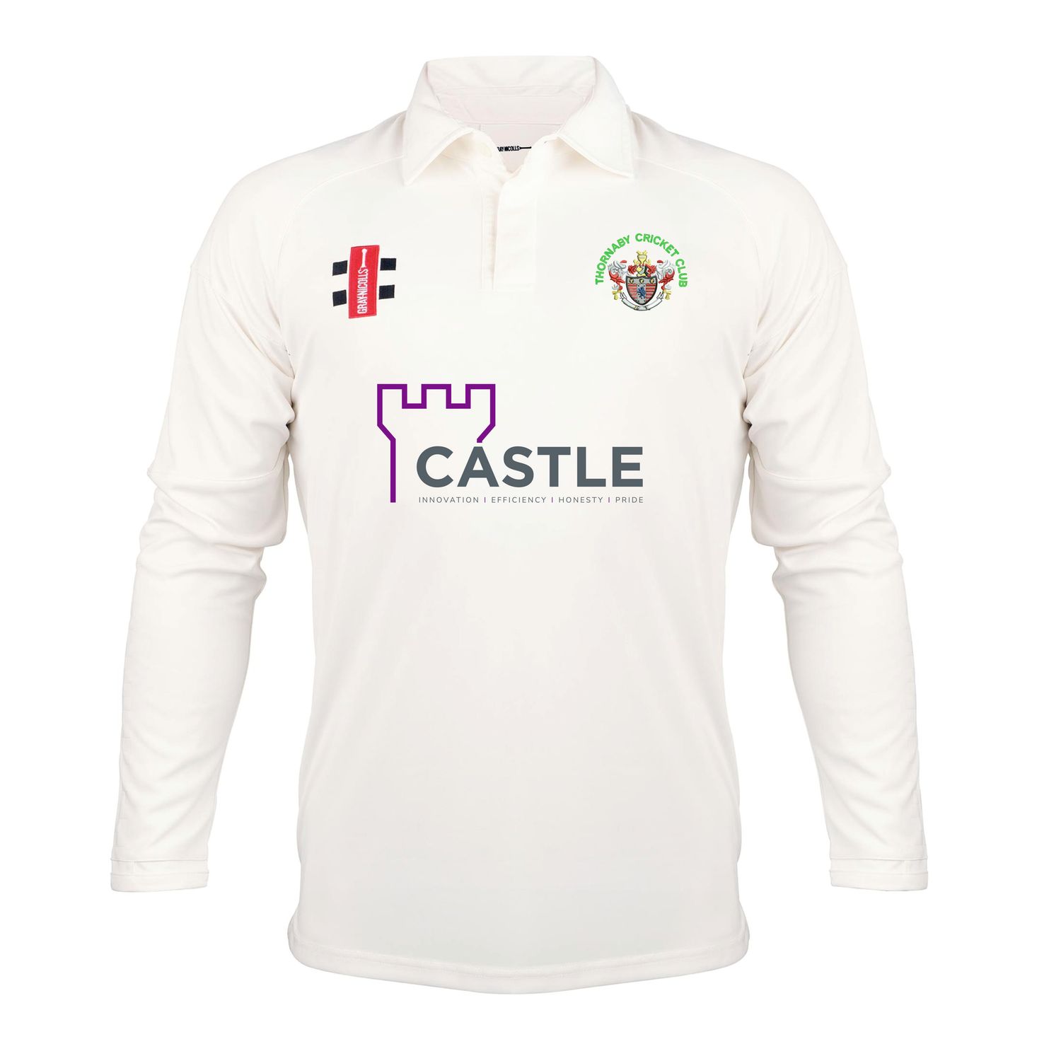 Thornaby Pro Performance V3 Long Sleeve Cricket Shirt Adult