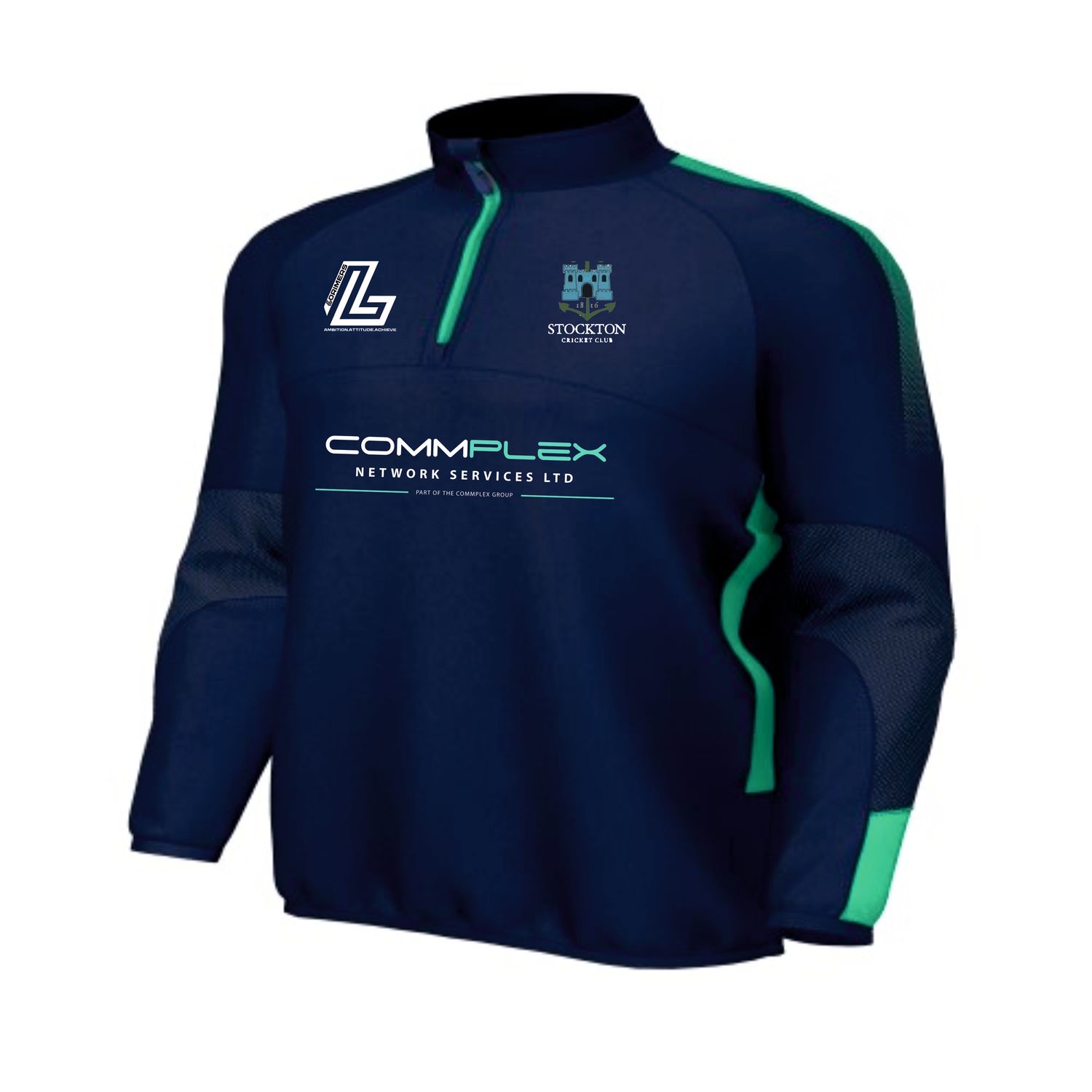 Stockton Seniors Lorimers 1/4 Zip Midlayer Stockton Seniors Lorimers 1/4 Zip Midlayer