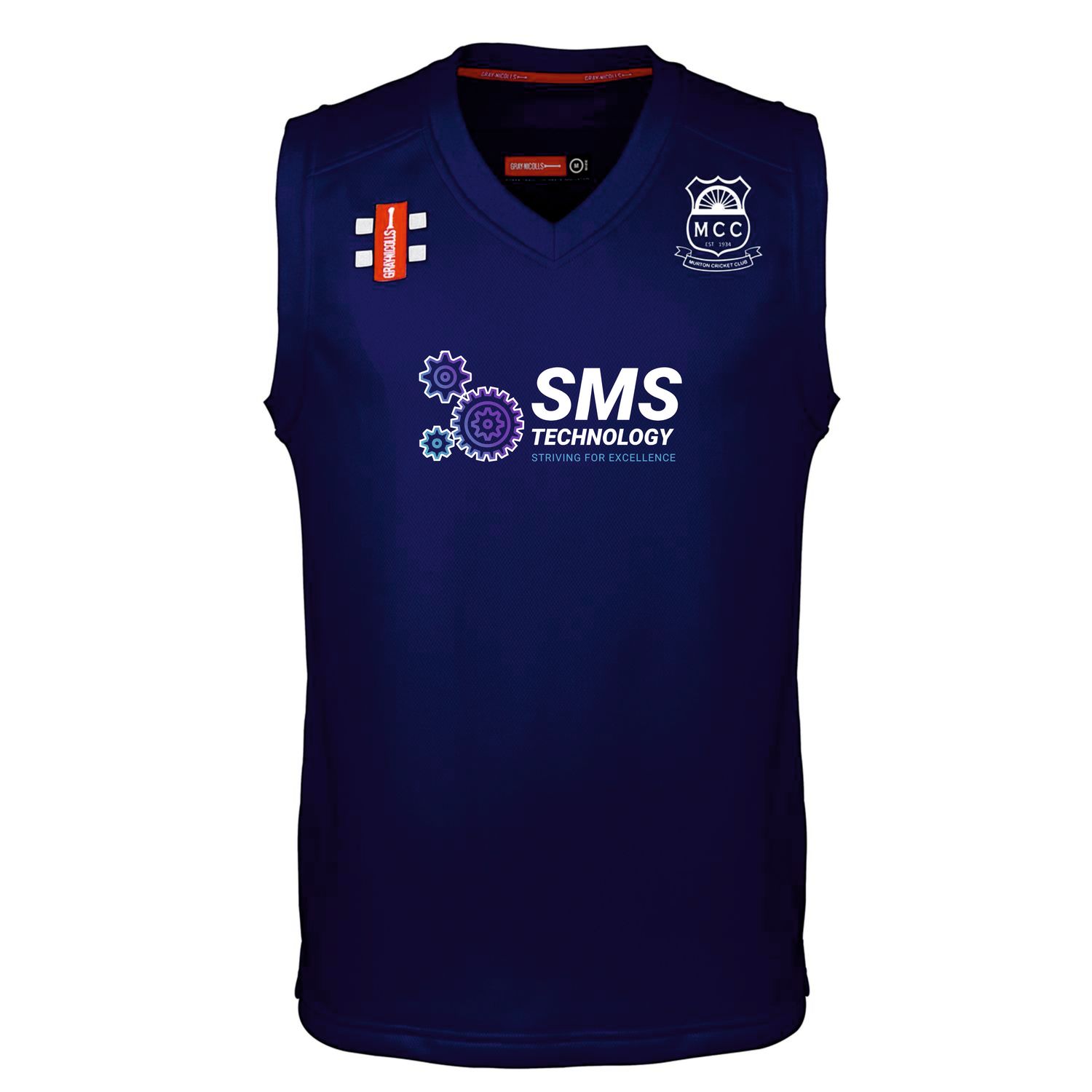 Murton Pro Performance T20 Navy Sleeveless Slipover Junior Murton Pro Performance T20 Navy Sleeveless Slipover Junior