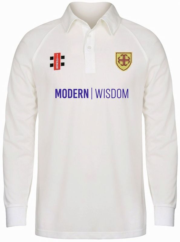 Norton Matrix Long Sleeve Cricket Shirt Junior Section