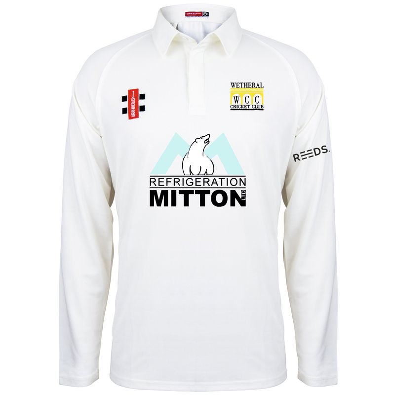 Wetheral Matrix V2 Long Sleeve Cricket Shirt Wetheral Matrix V2 Long Sleeve Cricket Shirt