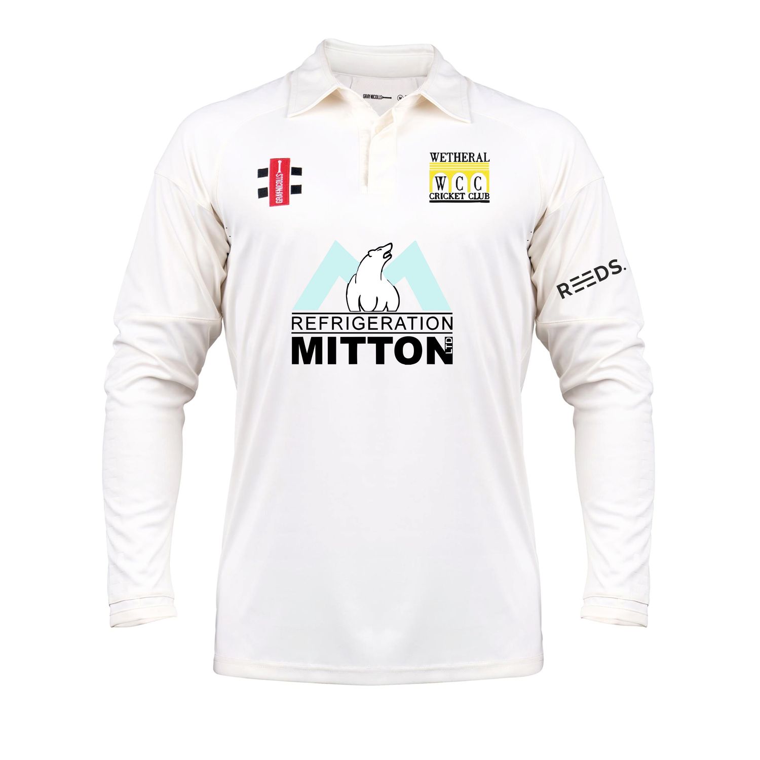 Wetheral Pro Performance V3 Long Sleeve Cricket Shirt Adult Wetheral Pro Performance V3 Long Sleeve Cricket Shirt Adult