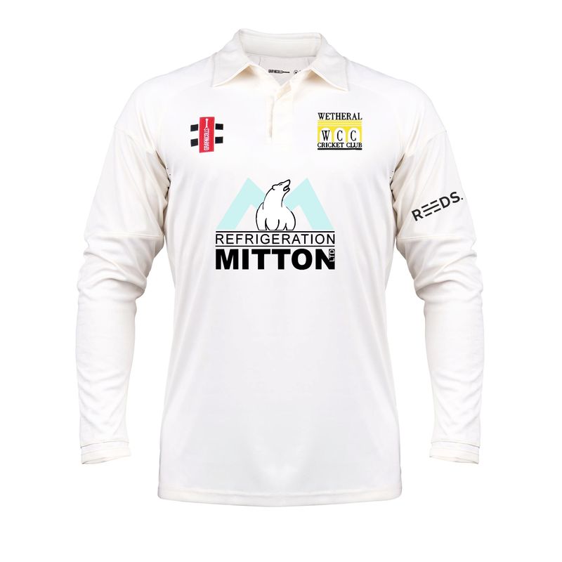 Wetheral Pro Performance V3 Long Sleeve Cricket Shirt Adult Wetheral Pro Performance V3 Long Sleeve Cricket Shirt Adult
