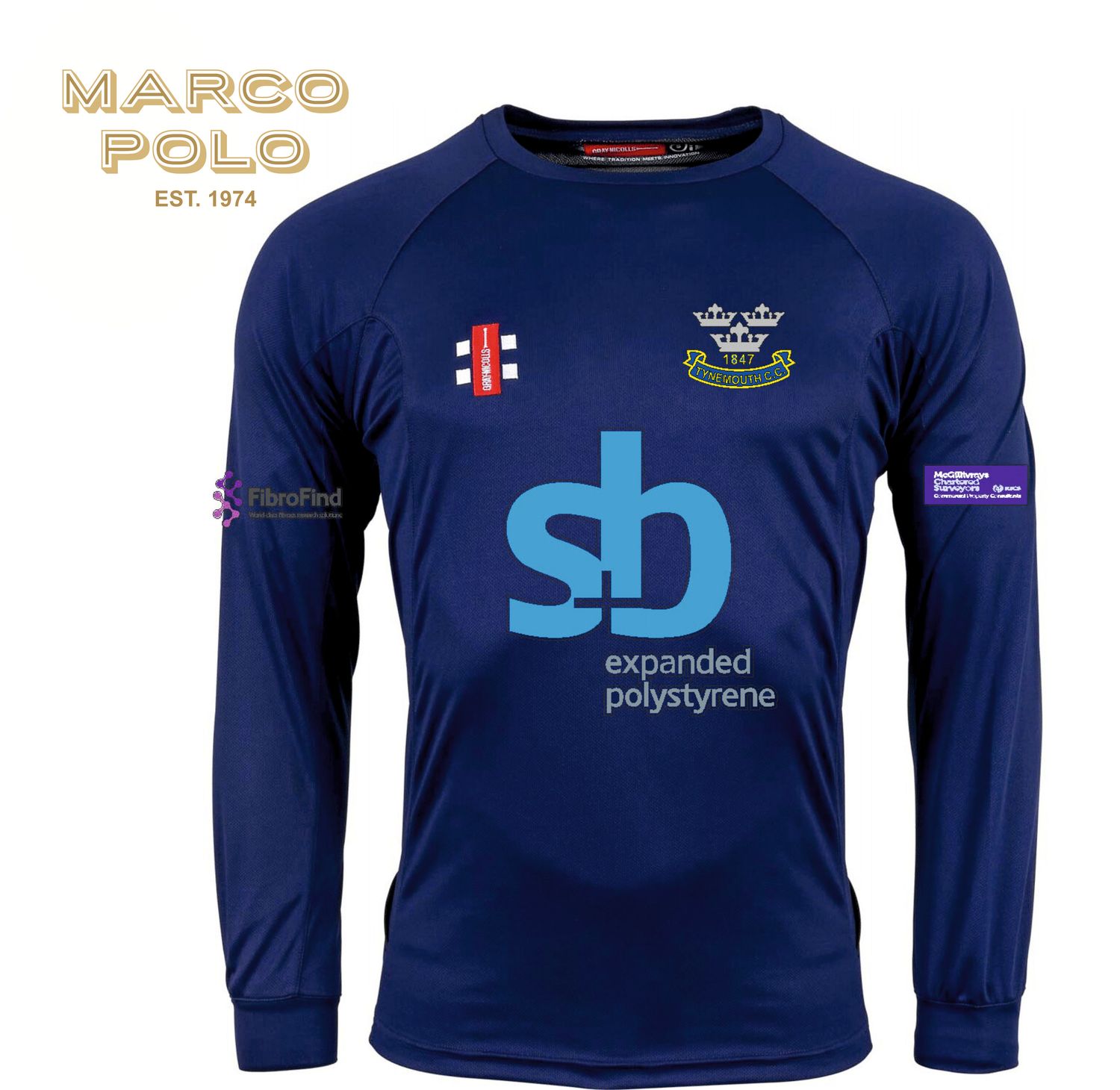 Tynemouth Matrix Long Sleeve T Shirt Tynemouth Matrix Long Sleeve T Shirt