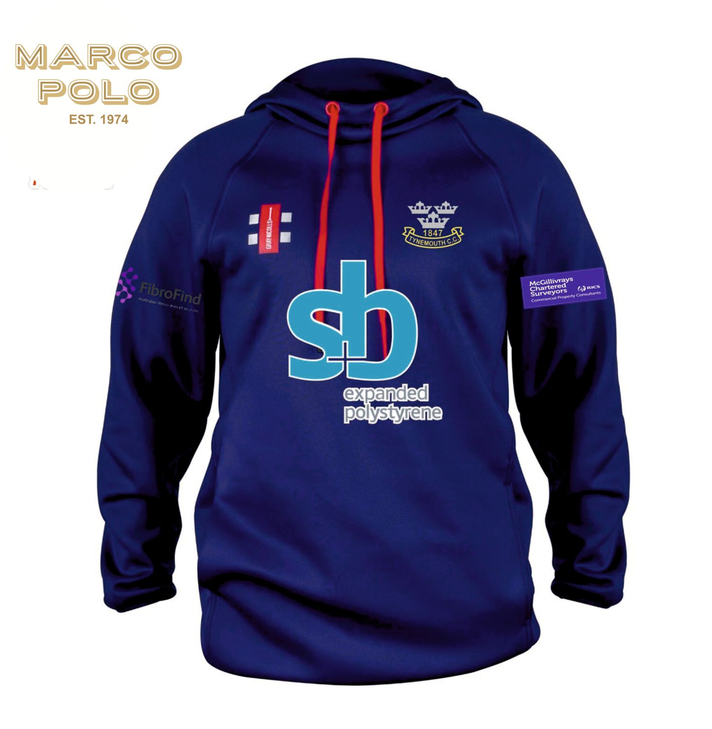 Tynemouth Pro Performance V2 Pull Over Hooded Top Adult Tynemouth Pro Performance V2 Pull Over Hooded Top Adult