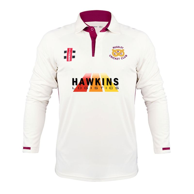 Rugeley Pro Performance V3 Long Sleeve Cricket Shirt Rugeley Pro Performance V3 Long Sleeve Cricket Shirt