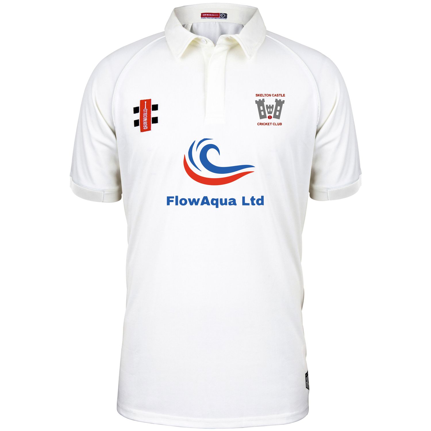 Skelton Castle Under 13's Matrix V2 Short Sleeve Cricket Shirt Skelton Castle Under 13's Matrix V2 Short Sleeve Cricket Shirt