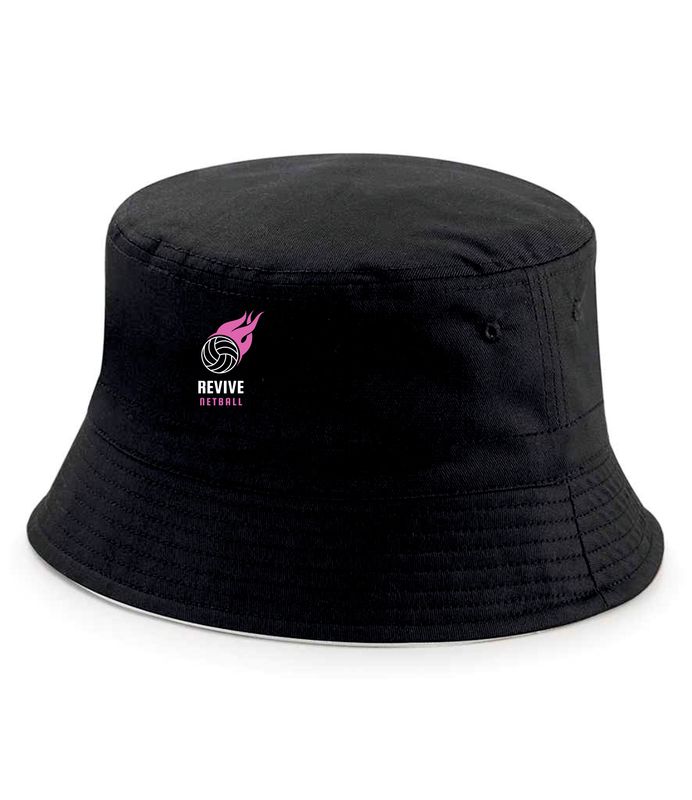 Revive Netball Black Bucket Hat