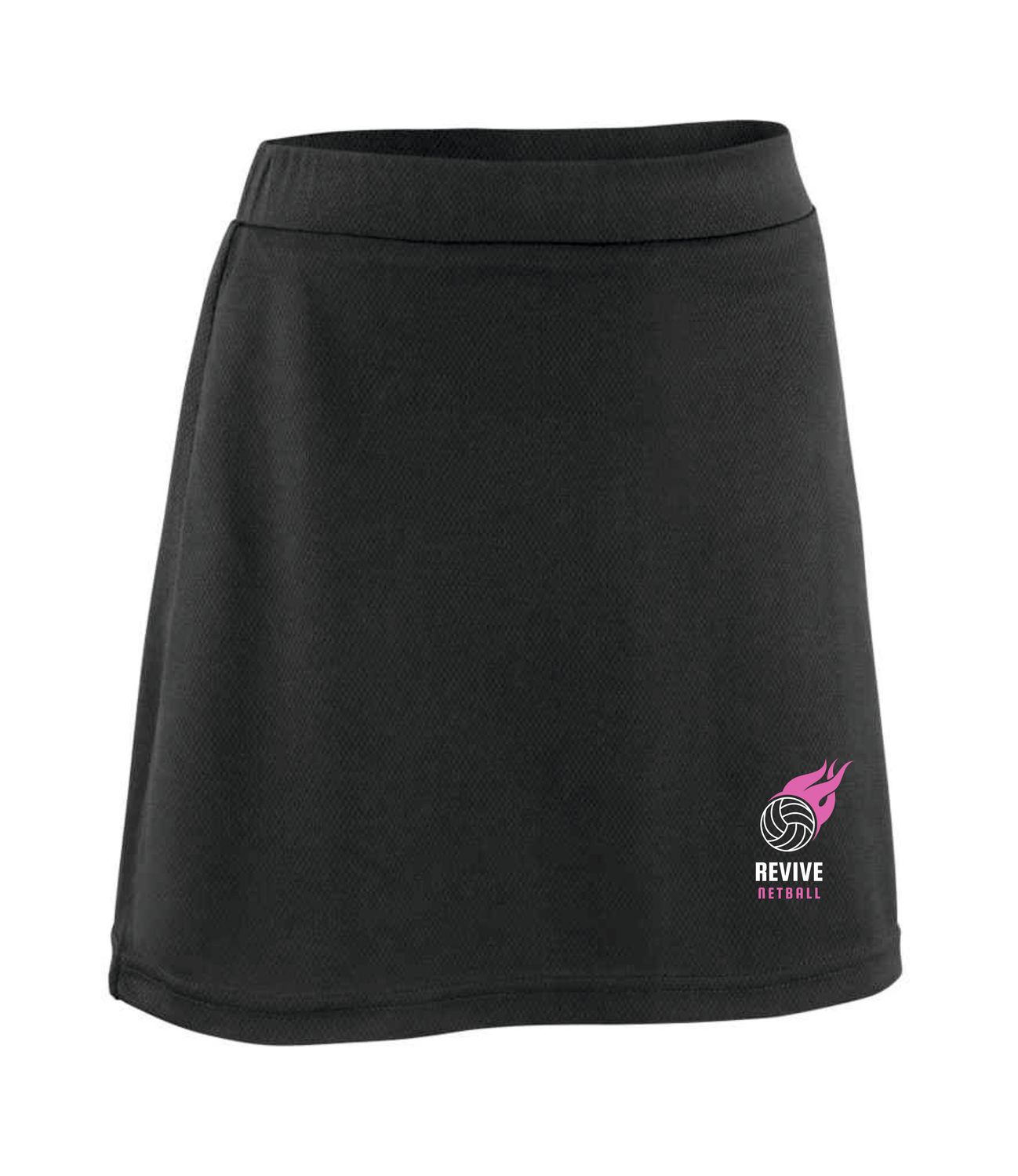 Revive Netball Black Girls Skort