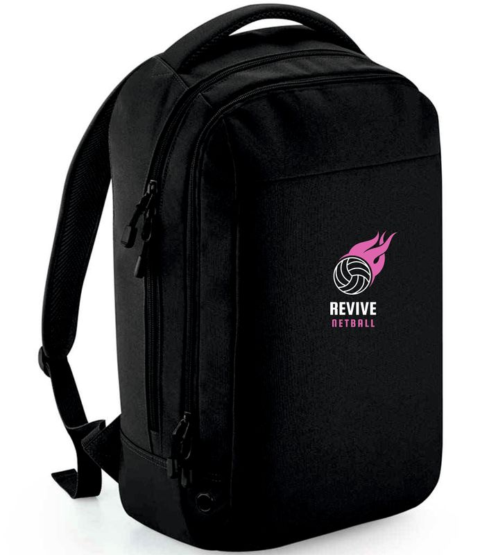 Revive Netball Black Rucksack