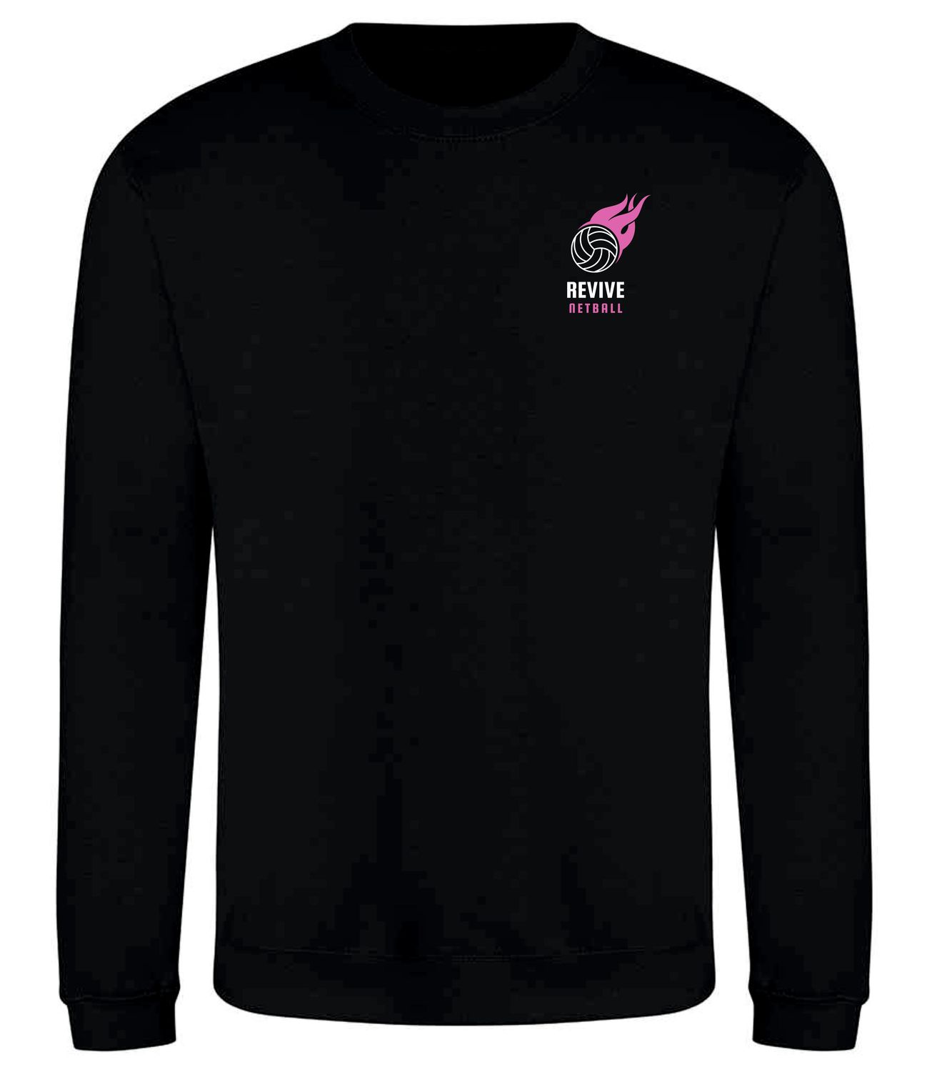 Revive Netball Black Sweatshirt
