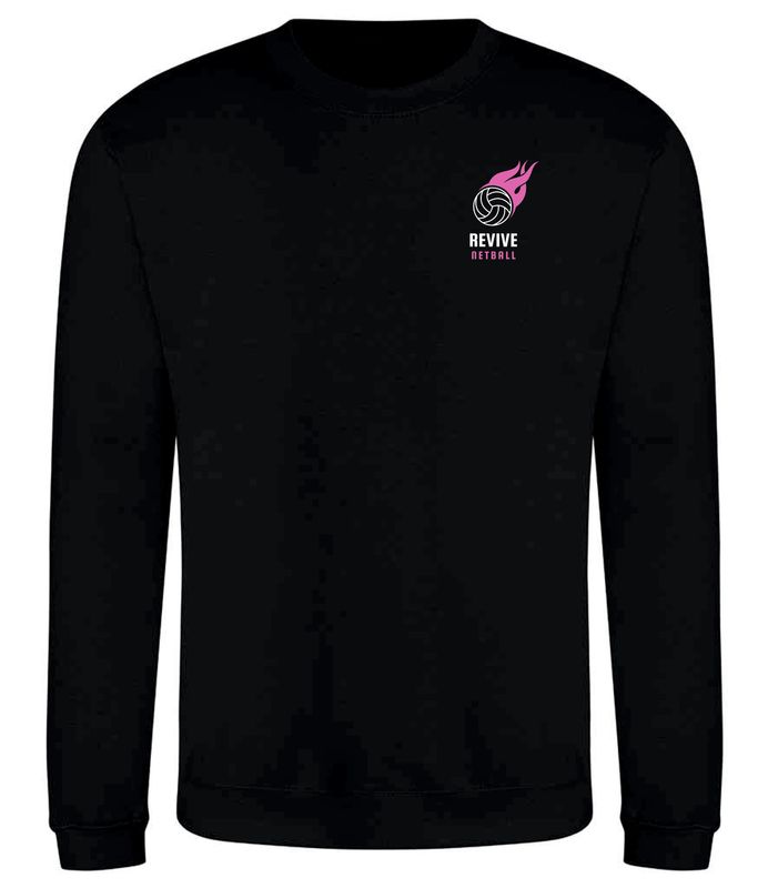 Revive Netball Black Sweatshirt