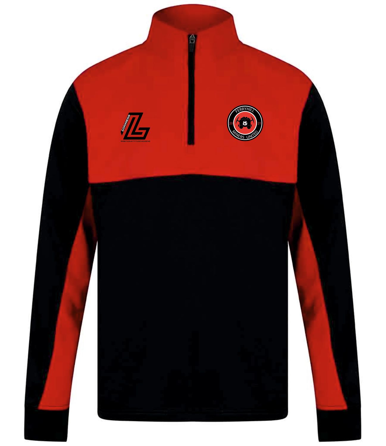 Ferryhill Miners United Lorimers 1/4 Zip Midlayer Ferryhill Miners United Lorimers 1/4 Zip Midlayer