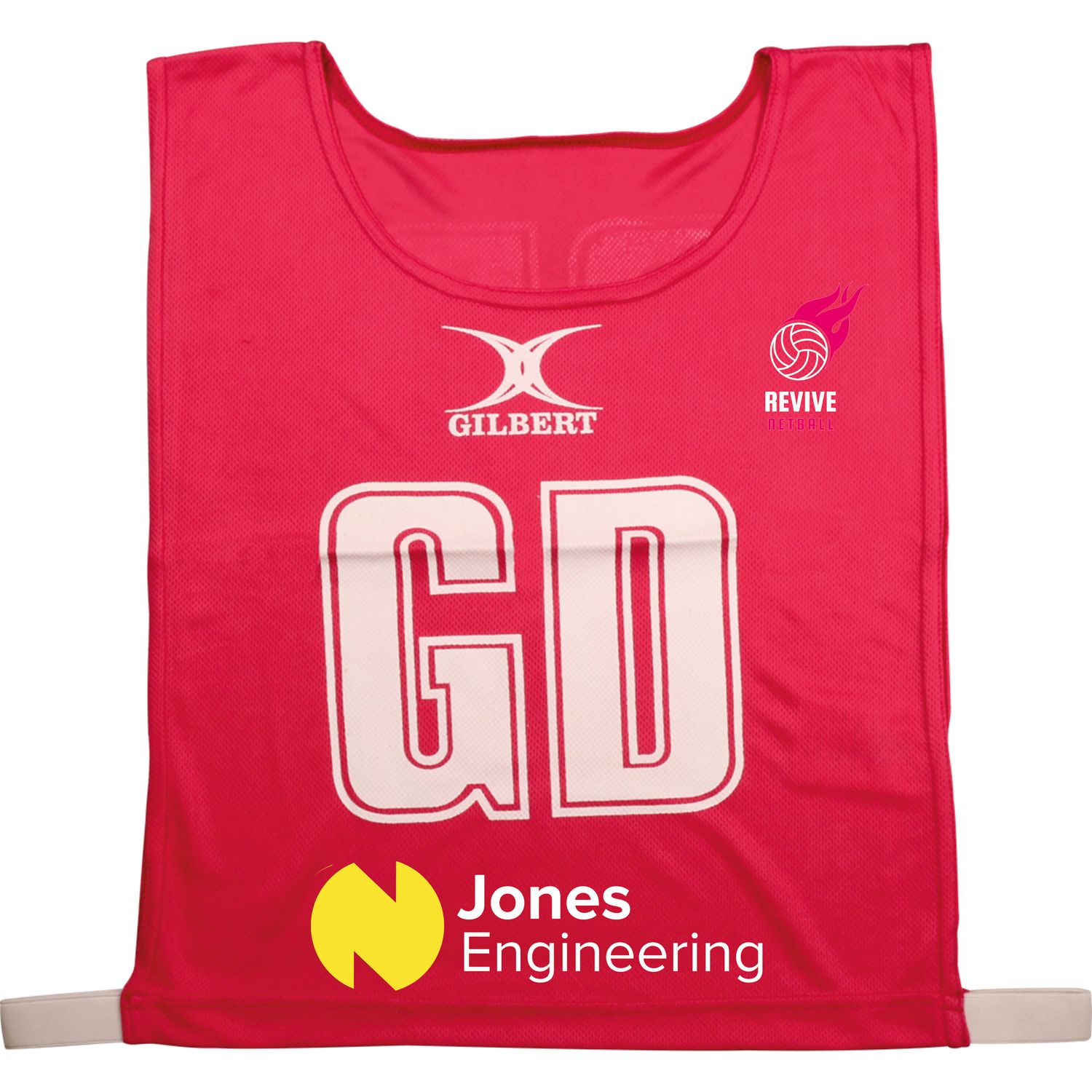 Revive Netball  Pink Netball Bib (Pack of 7)