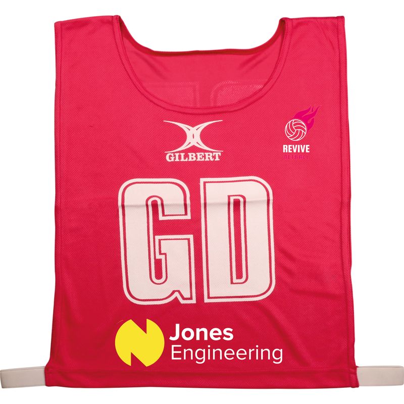 Revive Netball  Pink Netball Bib (Pack of 7)